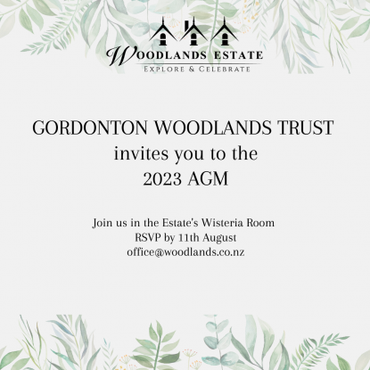 Gordonton Woodlands Trust AGM