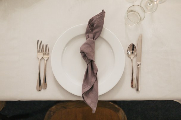 Dining - trestle tables